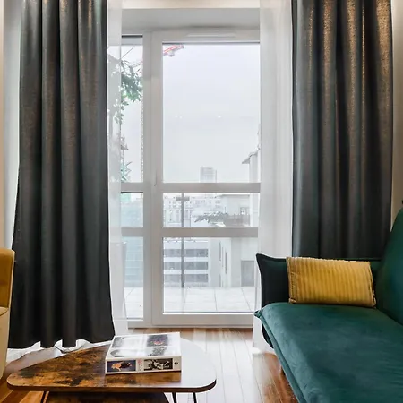 Apartmán Lumina With Balcony Platinum Tower Varšava